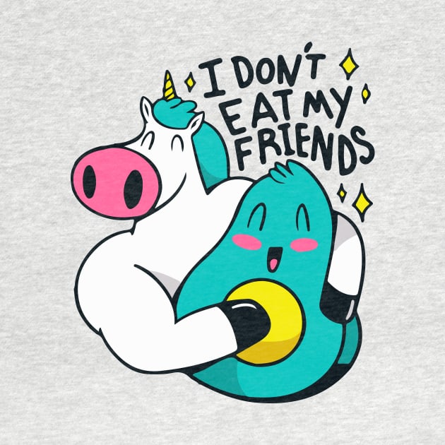 I Don't Eat My Friends by timegraf